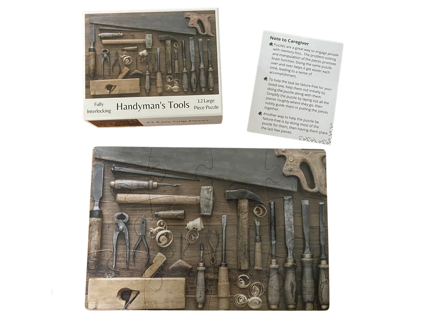 Handyman's Tools 12 Piece Puzzle