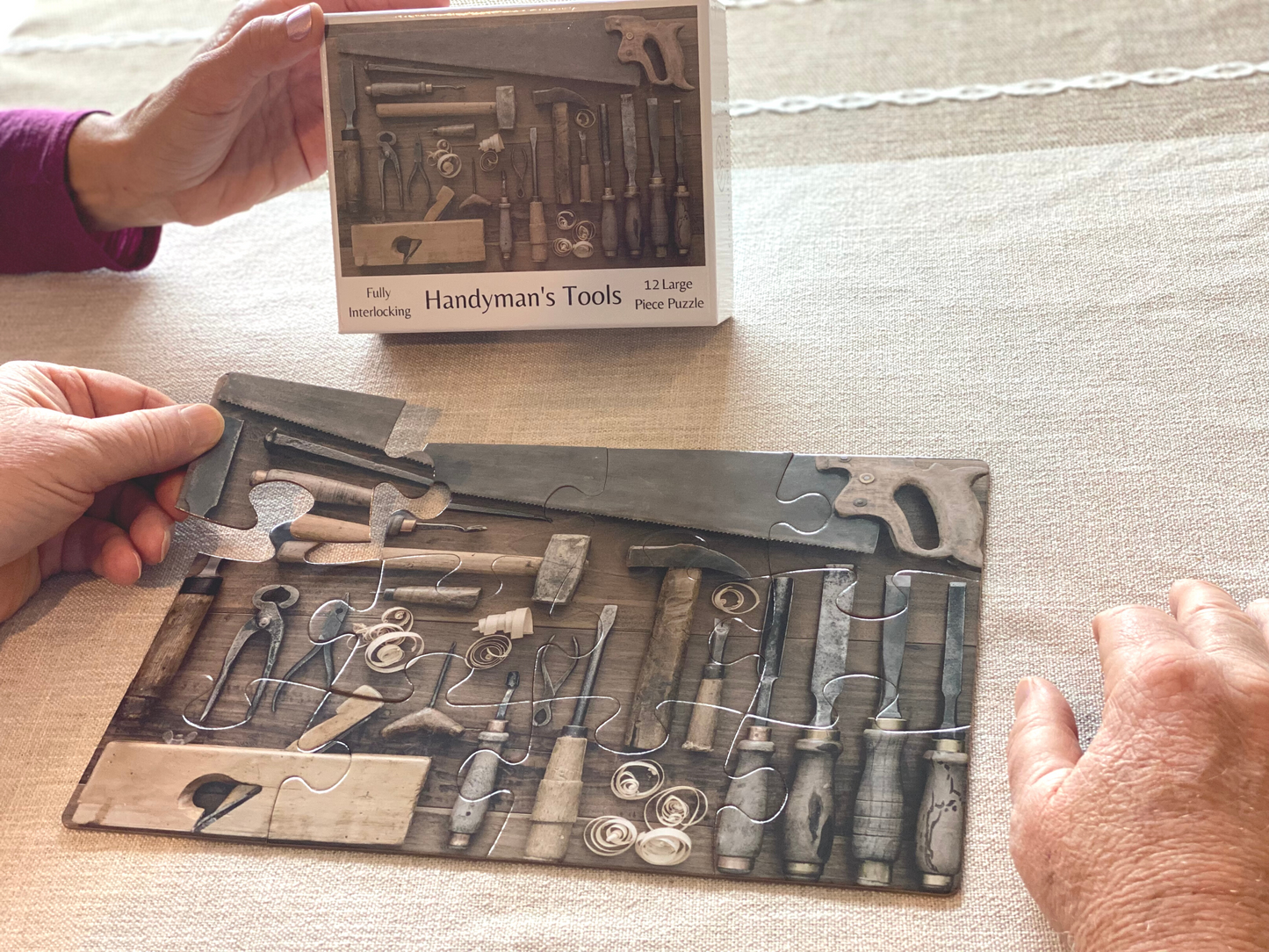 Handyman's Tools 12 Piece Puzzle