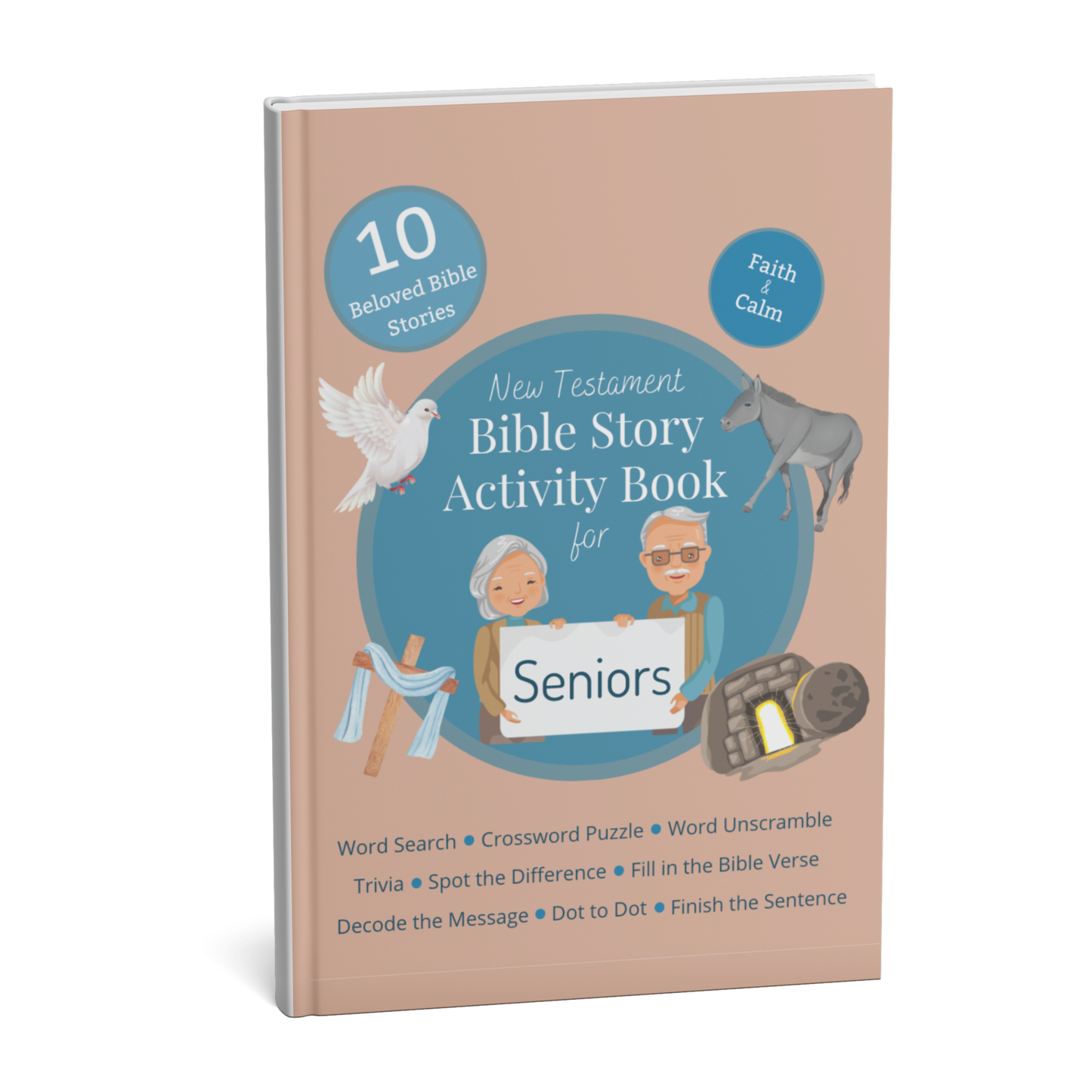 New Testament Bible Story Activity Book for Seniors